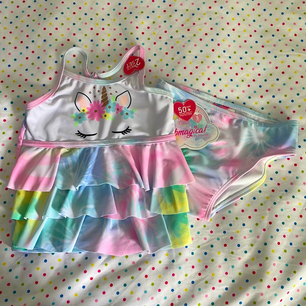 Unicorn tankini NWT 🦄